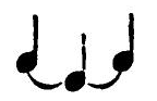 Florence Merriam Bailey's transcription of the Wood Pewee descending 'U of sound' song variant beneath the inline music notation.